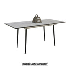 Tavolo da pranzo rotondo bianco vintage industriale, 4 persone