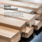 Letto con pannelli in legno – Nero invecchiato / Marrone fulvo, classico moderno, Queen e King