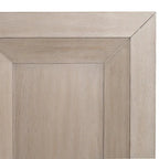 Letto con pannelli in legno – Nero invecchiato / Marrone fulvo, classico moderno, Queen e King