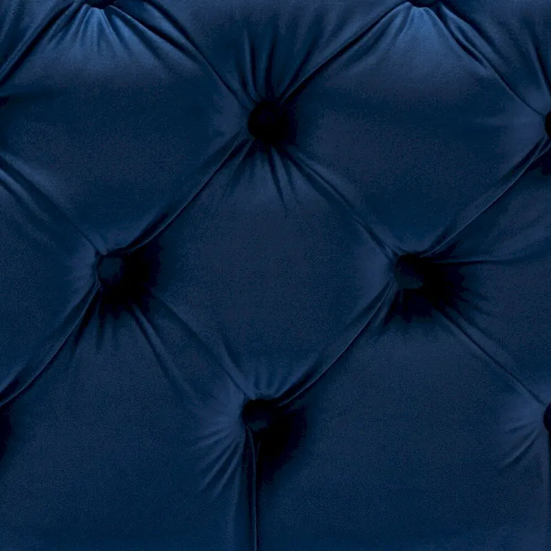 Pouf capitonné in velluto, seduta singola – Bordeaux / Rosa / Beige / Blu / Grigio