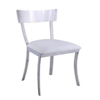 Somette Melanie Curved Back Dining Chair, Set of 2