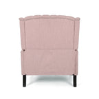 Poltrona reclinabile a spinta con schienale ad ali trapuntato, vari colori, 1 posto