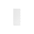 Cassettiera a 5 cassetti, nero / bianco, singola