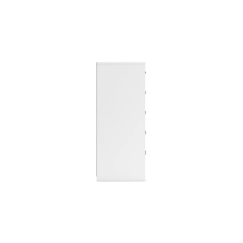 Cassettiera a 5 cassetti, nero / bianco, singola