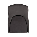 Sedia da pranzo Barrel Back, set da 2 – Grigio scuro / Grigio / Blu / Rosso