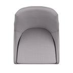 Sedia da pranzo Barrel Back, set da 2 – Grigio scuro / Grigio / Blu / Rosso