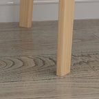 Scrivania moderna in legno bianco con 2 cassetti, 1 persona