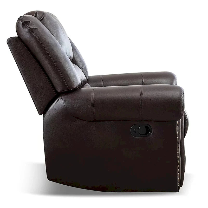 Poltrona Reclinabile Manuale, Imbottita, 6 Colori, 1 Posto