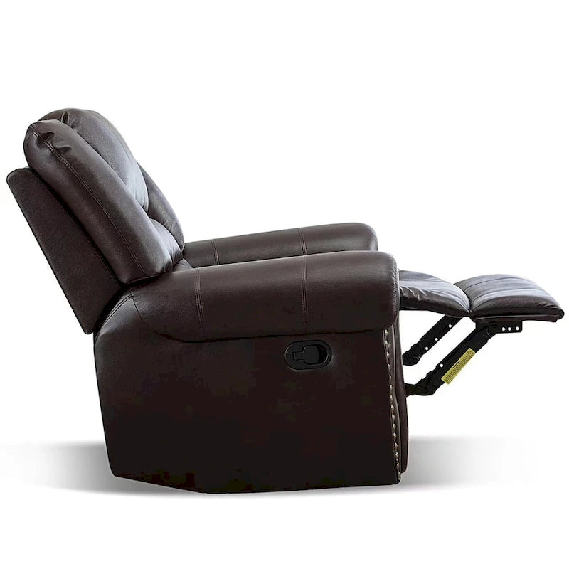 Poltrona Reclinabile Manuale, Imbottita, 6 Colori, 1 Posto