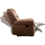 Poltrona Reclinabile Manuale, Imbottita, 6 Colori, 1 Posto