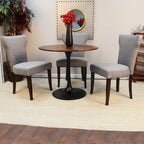 Carolina Living Alden Wood Top 36 Round Dining Table