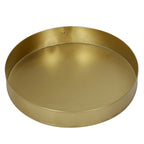 Tavolino in metallo color champagne / portaombrelli - singolo