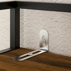 Mobiletto da bagno salvaspazio sopra WC, noce, anta singola