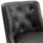 Sgabelli da Bar Girevoli Altezza Bancone 66 cm, Schienale Trapuntato, Gambe in Legno Massello, Set da 3 – Nero / Grigio Scuro / Blu Navy