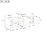 Panca contenitore con 4 ante — Bianco / Grigio anticato / Espresso / Blu anticato, 1 posto