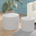 Tavolini Nido, Set da 2 — Rovere / Nero Opaco / Noce / Bianco / Blu / Bianco Sporco