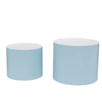 Tavolini Nido, Set da 2 — Rovere / Nero Opaco / Noce / Bianco / Blu / Bianco Sporco