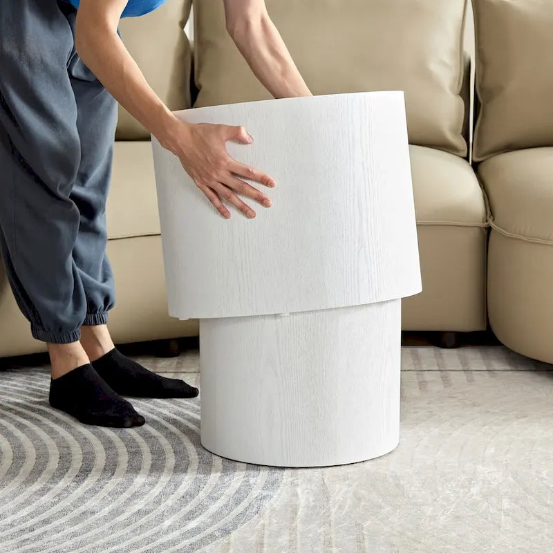 Tavolini Nido, Set da 2 — Rovere / Nero Opaco / Noce / Bianco / Blu / Bianco Sporco