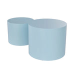 Tavolini Nido, Set da 2 — Rovere / Nero Opaco / Noce / Bianco / Blu / Bianco Sporco