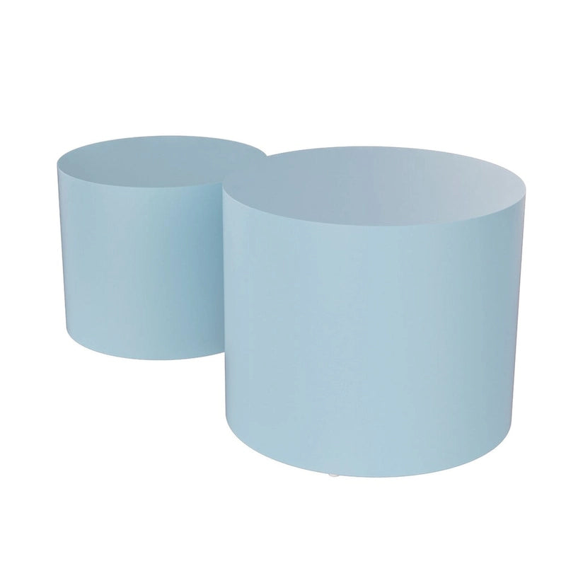 Tavolini Nido, Set da 2 — Rovere / Nero Opaco / Noce / Bianco / Blu / Bianco Sporco