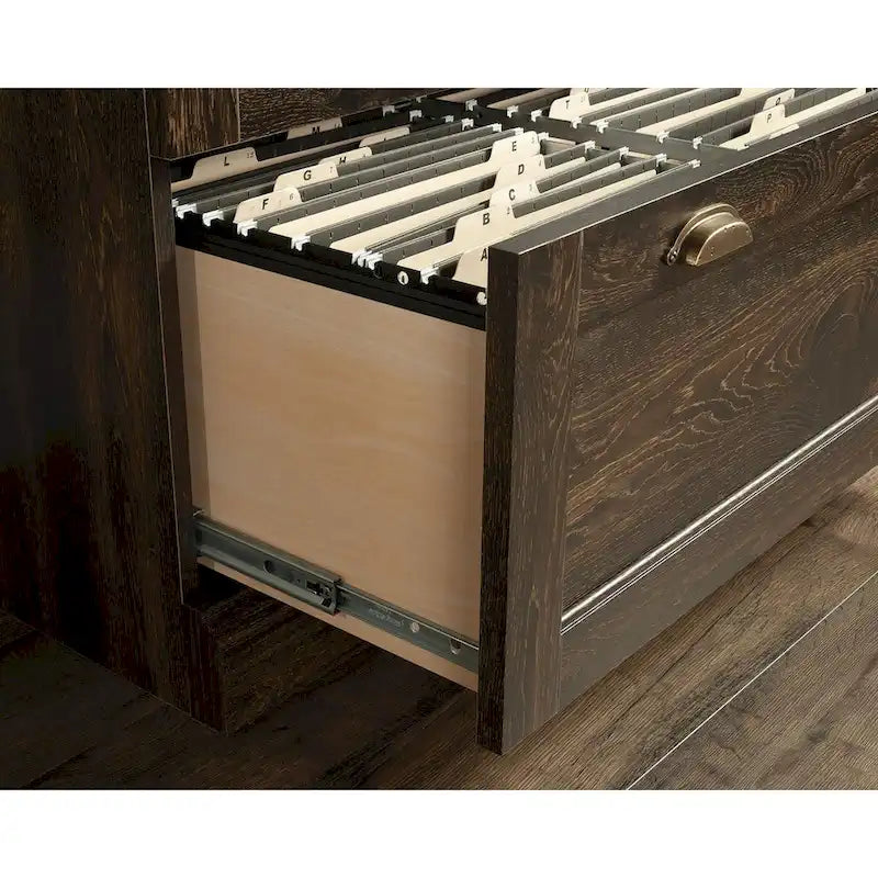 Schedario laterale a 2 cassetti, finitura legno, colori multipli