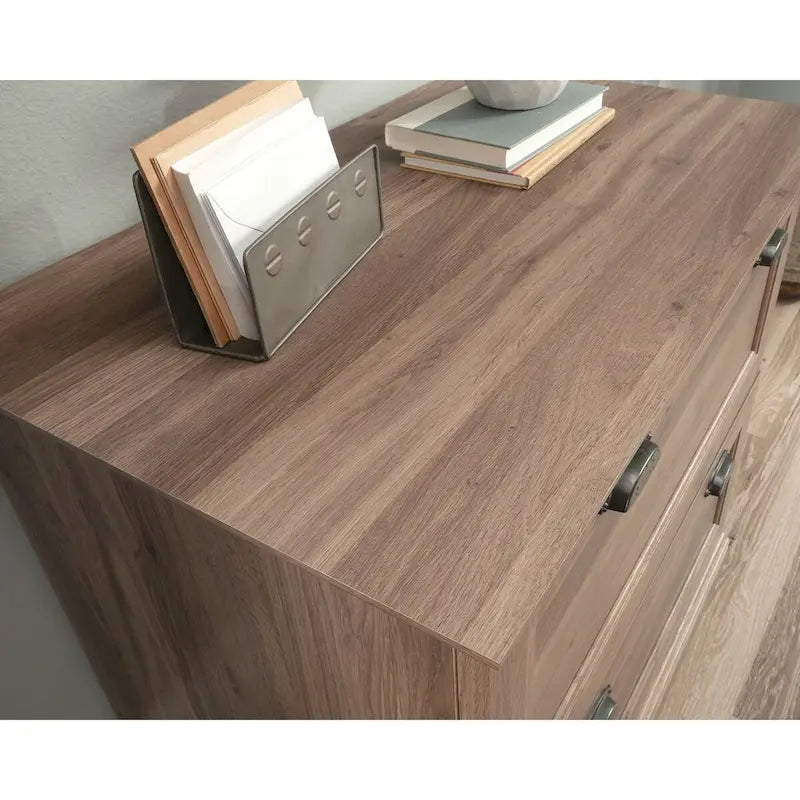 Schedario laterale a 2 cassetti, finitura legno, colori multipli