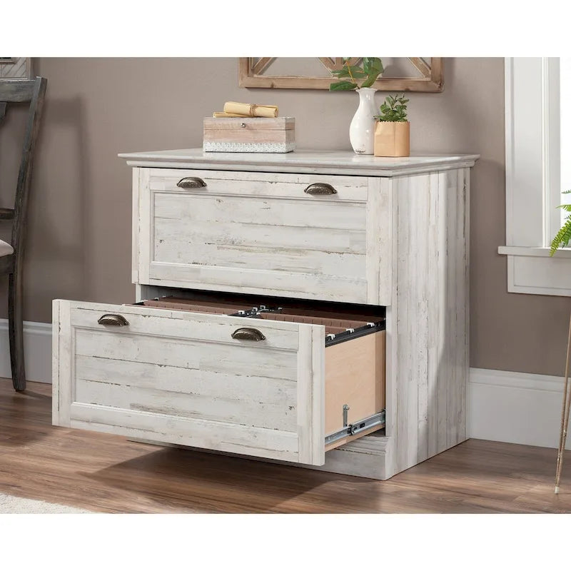 Schedario laterale a 2 cassetti, finitura legno, colori multipli