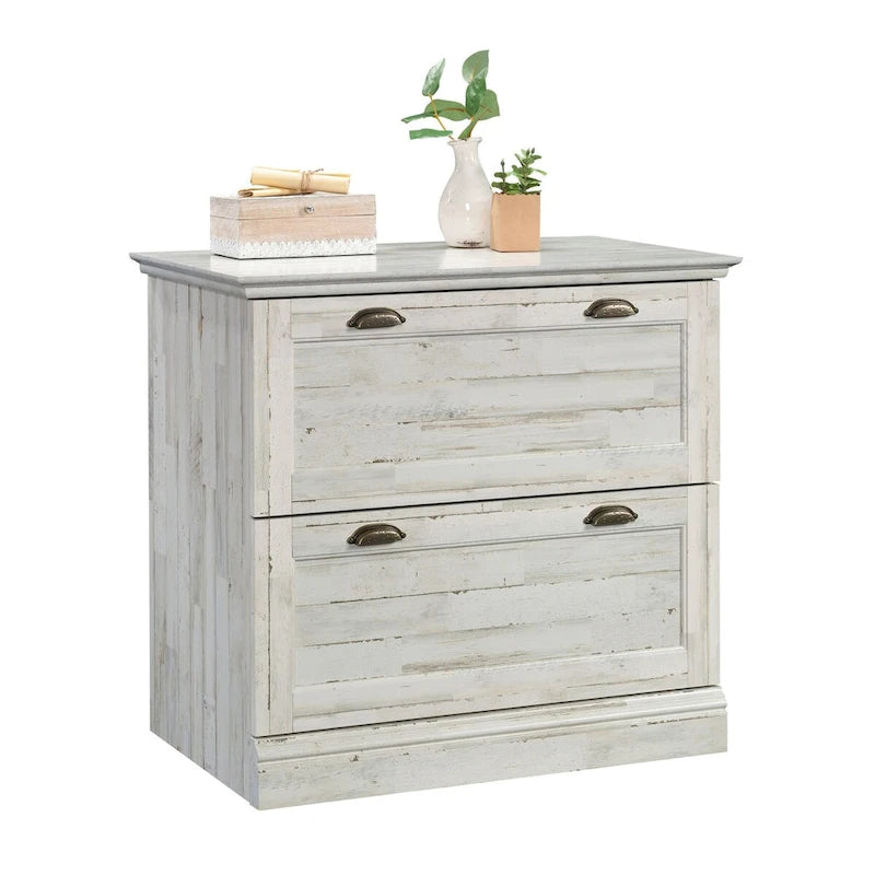 Schedario laterale a 2 cassetti, finitura legno, colori multipli