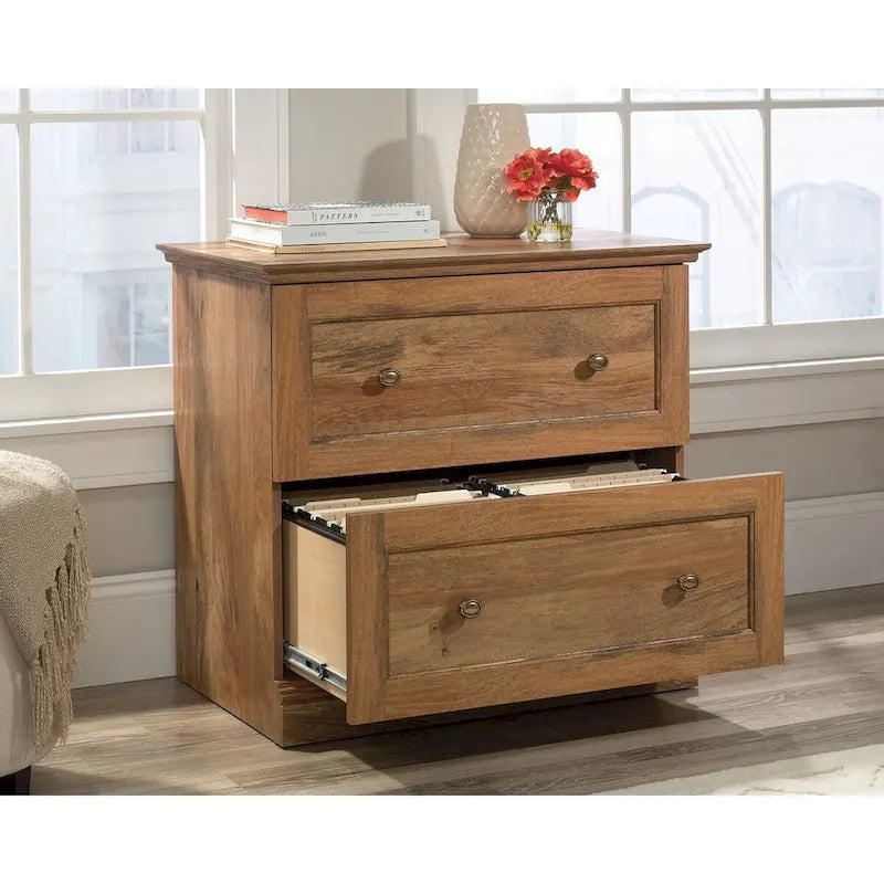 Schedario laterale a 2 cassetti, finitura legno, colori multipli